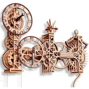 Wooden City Maquette en bois : Horloge murale SteampunkVendu paramazon