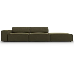 Micadoni Home Canapé 3 places en velours vert pas cher