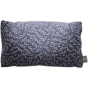 CXL BY CHRISTIAN LACROIX Coussin decorativ "Navy" 50x28cm en velours motif bleu marine TU