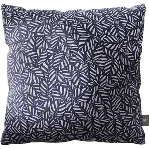 CXL by Christian Lacroix Coussin décoratif 50x50cm en velours motif bleu marine