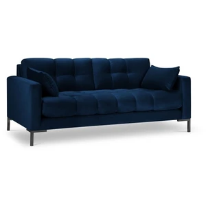 Micadoni Home Canapé 2 places en tissu velours bleu roi pas cher
