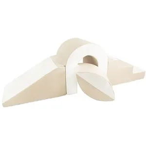 Set de blocs en mousse 4 éléments blanc cappuccino