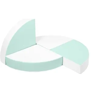 Set de 4 blocs en mousse blanc menthe 242701.19