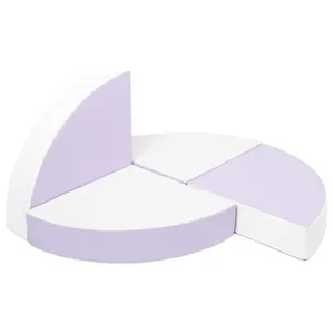 Set de 4 blocs en mousse blanc lilas 242701.14l
