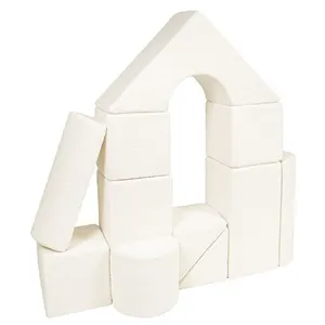Velinda 11 grands blocs mousse chateau crème pas cher