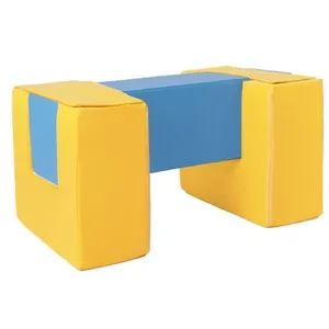 Velinda 3 blocs en mousse jaune bleu pas cher