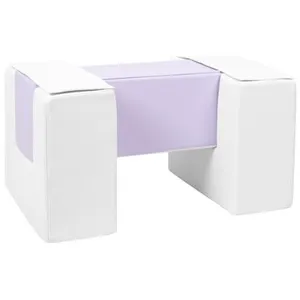 Velinda 3 blocs en mousse blanc lilas 242471.14L pas cher