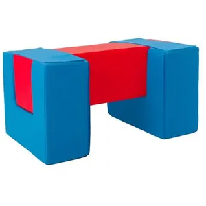 Velinda 3 blocs en mousse bleu marine rouge 242474b.5 pas cher
