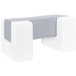 Blocs en mousse blanc gris