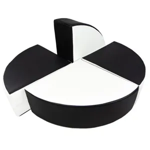 Set de 4 blocs en mousse noir - blanc 242700.1