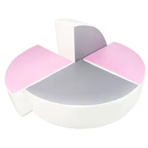 Set de 4 blocs en mousse blanc rose gris 242701.8b.9