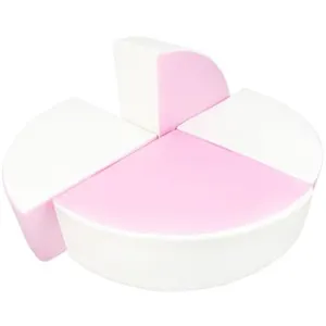 Set de 4 blocs en mousse blanc rose pastel 242701.20k