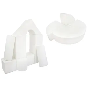 Set de 15 blocs en mousse le jeu blanc 242721