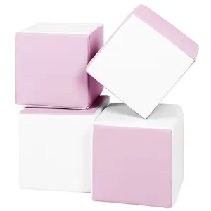Lot cubes XXL mousse 4 pcs blanc, rose