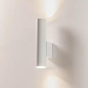 Euluna Applique Tube en aluminium up/down blanche pas cher