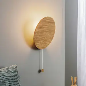 Euluna Applique murale Minimal en bois de chêneVendu parluminaire