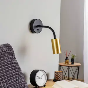 Euluna Applique murale Eye Flex S, laiton pas cher