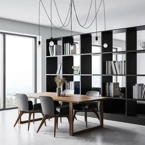 Euluna Suspension Spider en noir, à 5 lampes pas cher