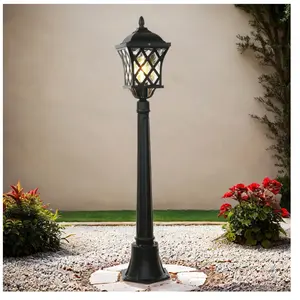 LICHT-ERLEBNISSE Lampadaire extérieur classique en anthracite Lampe d'allée pas cher