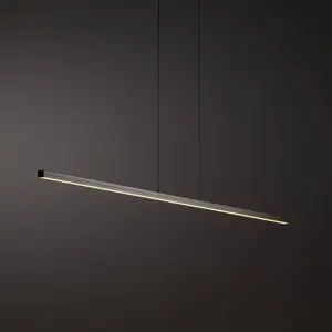 Comparateur de prix : Euluna Suspension LED BAR, vert olive, longueur 150 cm, métal, 32 W
