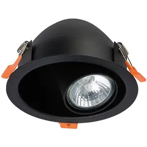 Euluna Spot encastré Dot, réglable, noir pas cher