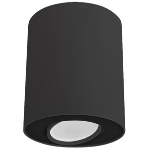 Euluna Plafonnier Set, orientable, noir pas cher