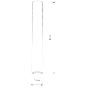 Euluna Spot pour plafond Eye, hauteur 40 cm, laiton pas cher