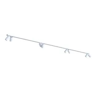Euluna Spot plafond Mono VIII blanc 8 lampes, 2x200 cm pas cher