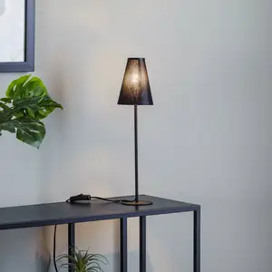 Euluna Lampe à poser Trifle, noire pas cher