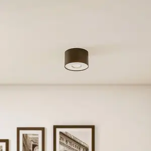 Euluna Downlight Point S, noir/blanc/noir pas cher