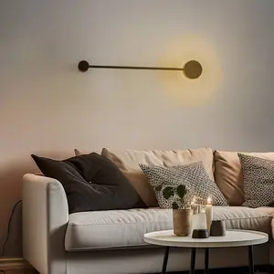 Euluna Applique Orbit I 40, noire, à une lampe pas cher