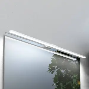 MCJ Applique pour miroir LED Triga, IP44, blanc, 80cm, 3.000K pas cher