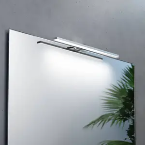 MCJ Applique pour miroir LED Triga IP44, chrome, 40cm, 3.000K pas cher