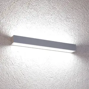 MCJ Applique murale LED Mera, largeur 40 cm, aluminium, 4.000 K pas cher