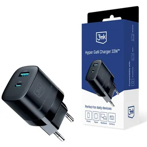 Accessoires - Chargeur 3mk Hyper GaN 33 W noir pas cher