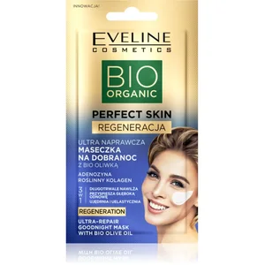 Eveline Cosmetics Perfect Skin Bio Olive Oil masque de nuit revitalisant visage à l'huile d'olive 8 ml