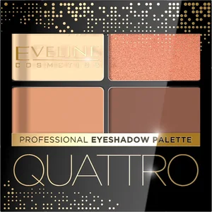 Eveline Cosmetics Quattro palette de fards à paupières teinte 01 3,2 g pas cher