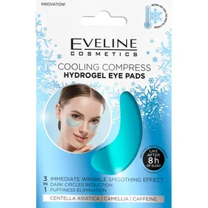 Eveline Cosmetics Hydra Expert masque hydrogel contour des yeux effet rafraîchissant 2 pcsVendu parnotino