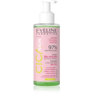 Eveline Cosmetics Cica Skin Soothing gel-oil nettoyant pour le visage, 145 ml