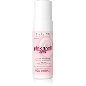 Eveline Cosmetics Pink Snail Glazed Skin Effect mousse nettoyante douce visage 150 ml