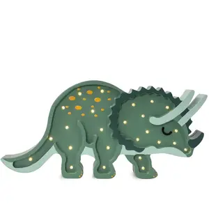 Comparateur de prix : LITTLE LIGHTS Lampe Veilleuse Tricératops Vert