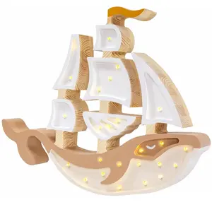 Comparateur de prix : LITTLE LIGHTS Lampe Veilleuse Navire Brun