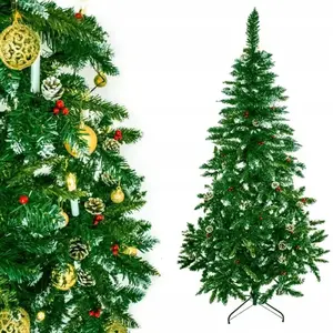 OEM Sapin de Noël artificiel, réaliste, 200 cm, pin, épicéa, dense, cônes,... pas cher