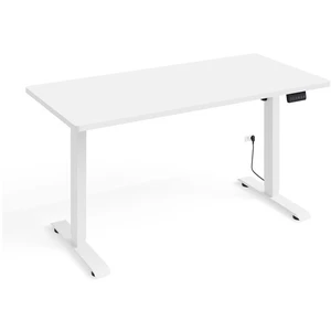 Bureau électrique 140 cm ergo blanc pas cher
