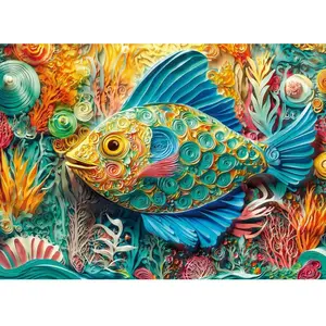 CherryPazzi Puzzle 1000 pièces : Poisson à quilles pas cher