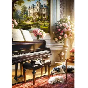 CHERRY PAZZI Puzzle Vengeance avec piano 1000 dlks pas cher