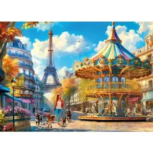 CherryPazzi Puzzle 500 pièces : Journée à Paris pas cher