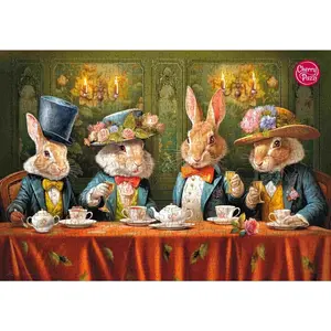 CherryPazzi Puzzle 500 pièces : Fête des Lapins Fantaisie pas cher