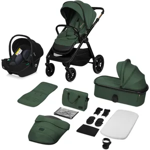 La poussette lionelo 3 en 1 : nacelle, poussette, siège adaptable adac