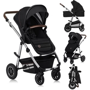 Poussette lionelo amber 2en1 poussette combinée set d'accessoires
